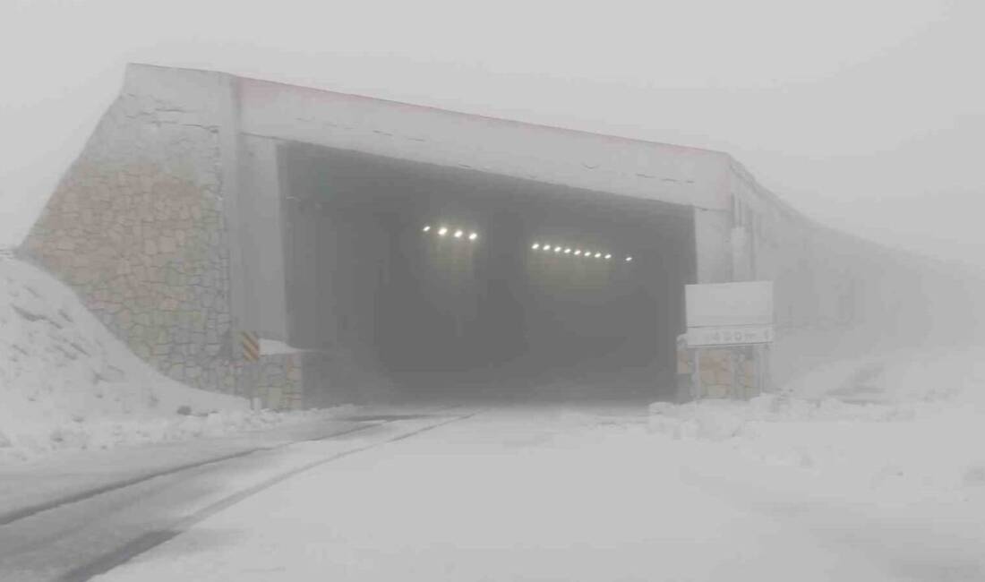 Van-Bahçesaray karayolundaki 3 bin rakımlı Karabet Geçidi, mevsimin ilk karıyla