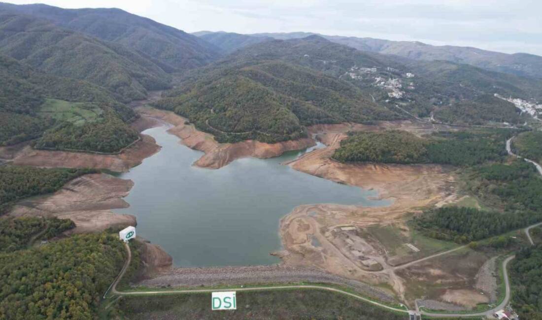 Yalova'nın Gökçe Barajı'ndaki doluluk oranı yüzde 8'e düştü ve Valisi