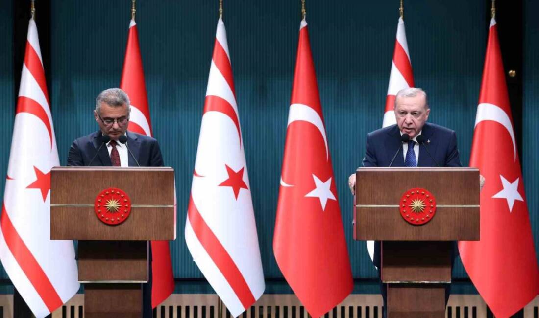 Cumhurbaşkanı Recep Tayyip Erdoğan, Kıbrıs meselesine iki devletin birlikte yaşamasıyla