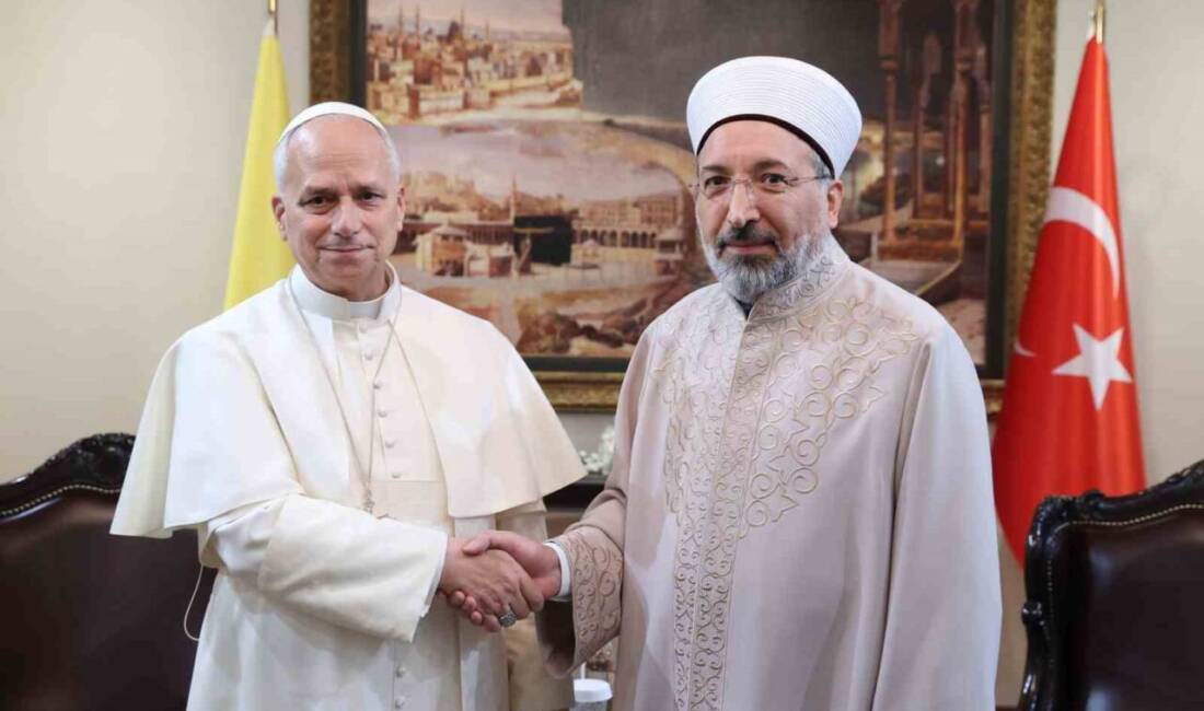 Vatikan Devlet Başkanı Papa 14. Leo, Ankara'da Diyanet İşleri Başkanı