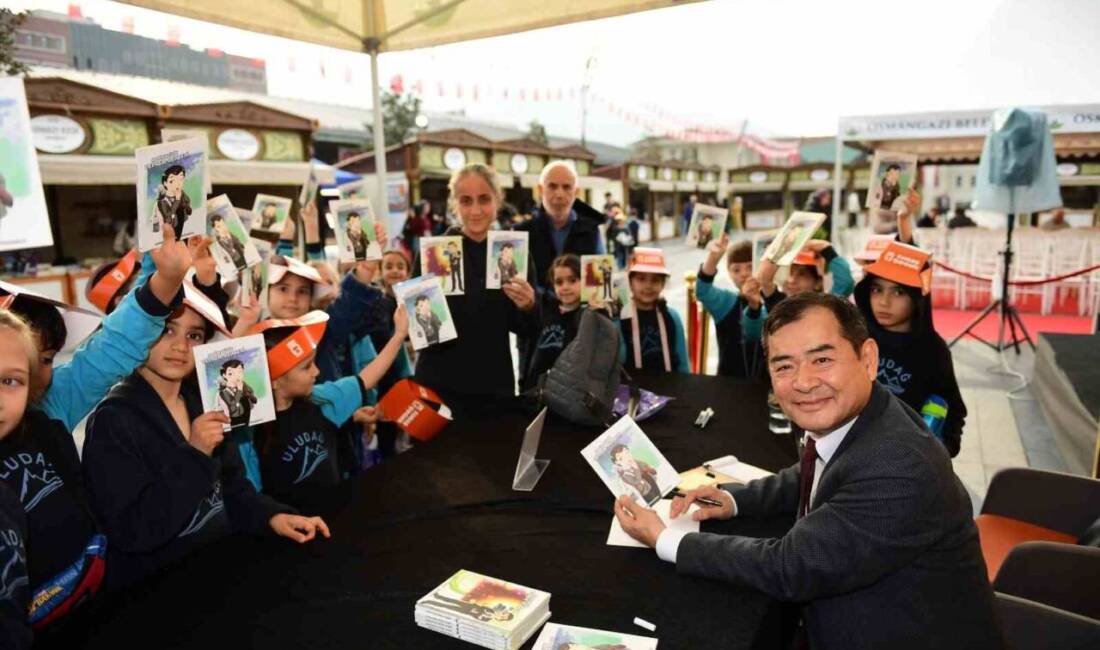 Osmangazi Kitap Fuarı’na katılan Japon Deprem Uzmanı Moriwaki Yoshinori, depreme