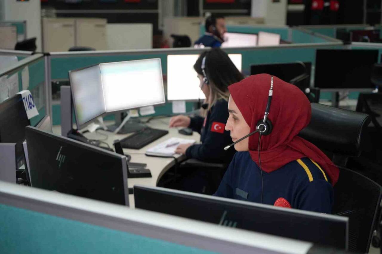 Kırıkkale 112 Acil Çağrı Merkezi'ne 2025'te gelen çağrıların %63'ü asılsız.