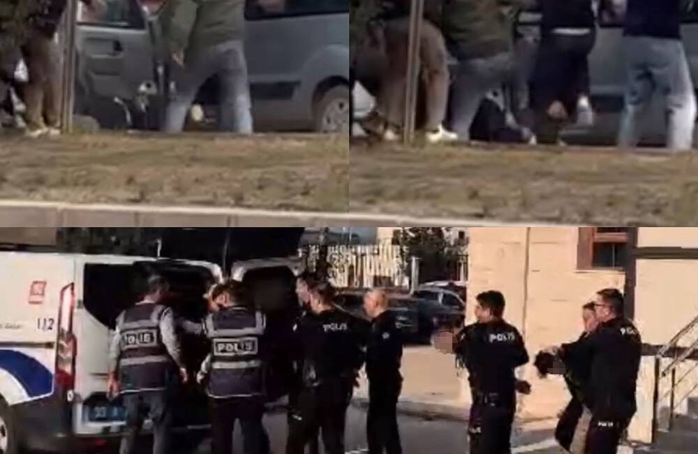 Mersin'de trafikte bir sürücüyü darbeden şüphelilerden M.T., C.T. ve E.T.