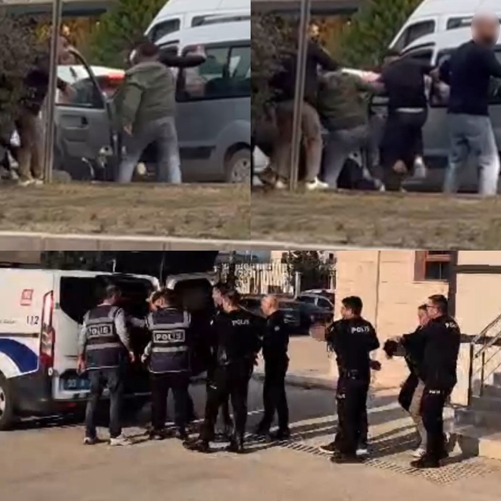 Mersin'de trafikte bir sürücüyü darbeden şüphelilerden M.T., C.T. ve E.T.