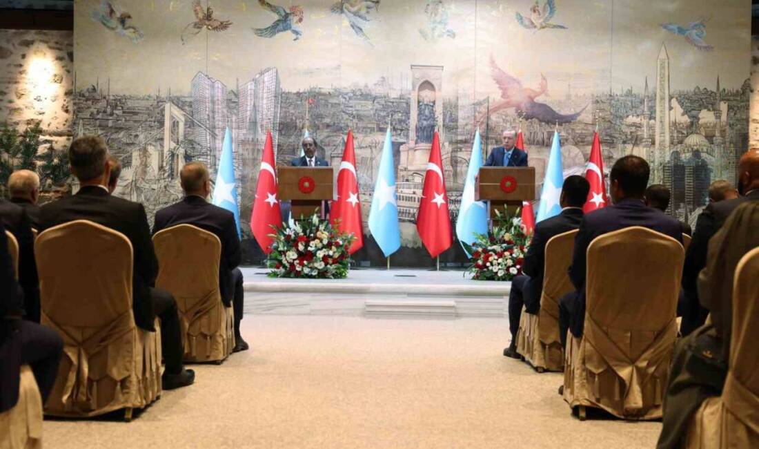 Cumhurbaşkanı Recep Tayyip Erdoğan, Somali Cumhurbaşkanı Hasan Şeyh Mahmud ile