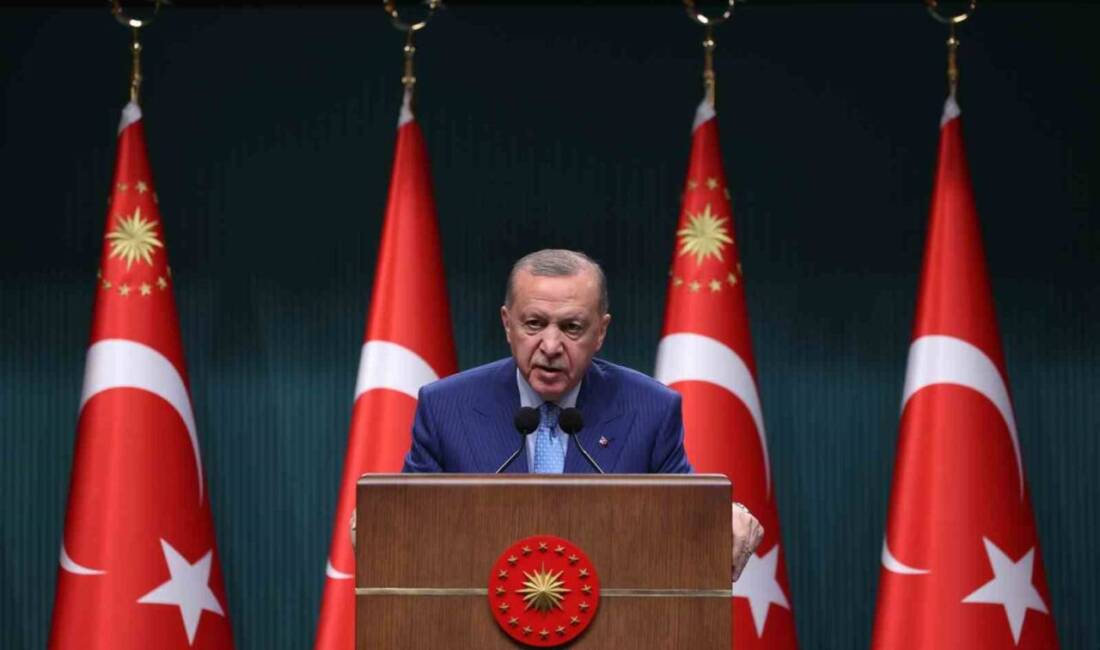 Cumhurbaşkanı Recep Tayyip Erdoğan, Kabine Toplantısı sonrası yaptığı açıklamada, Türkiye'nin