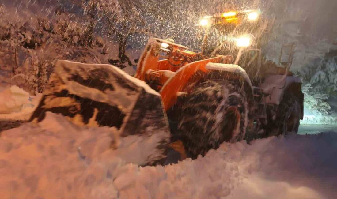 Kastamonu'da son iki gündür etkili olan yoğun kar yağışı nedeniyle