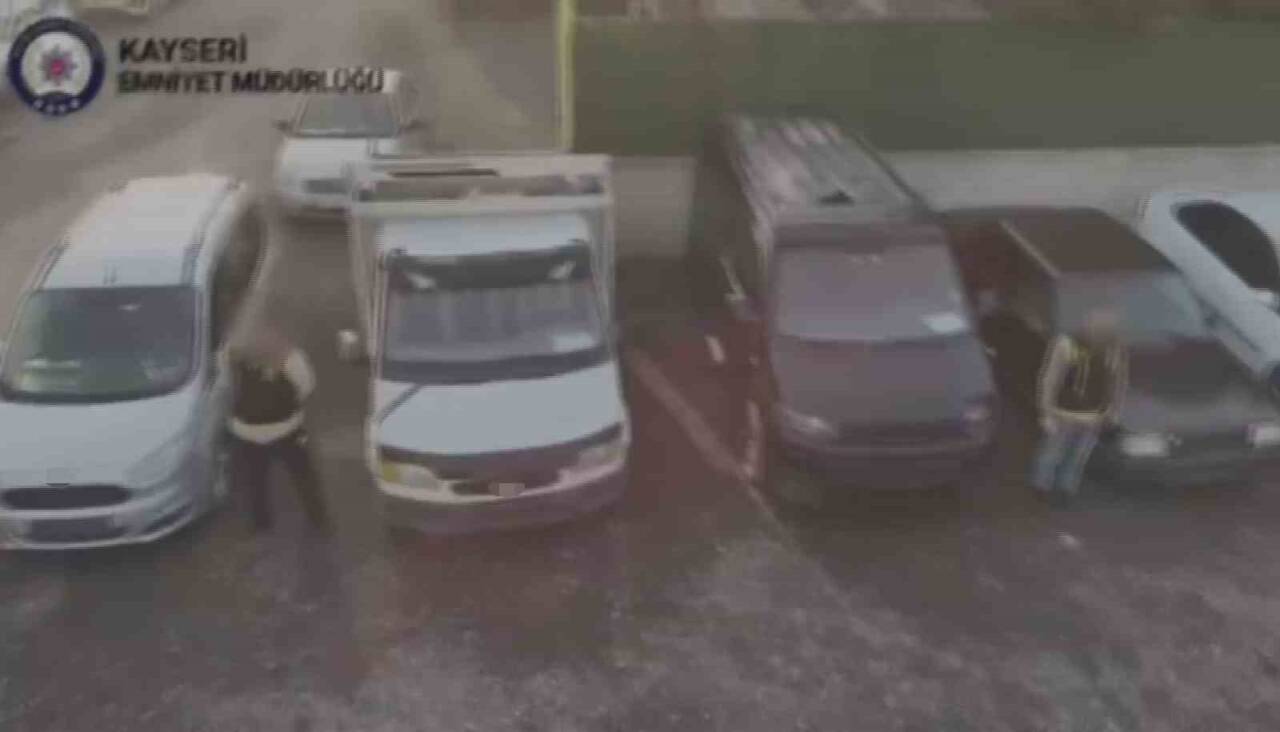 Kayseri’de 2025 yılında, Asayiş Şube Müdürlüğü Oto Hırsızlık Büro Amirliği’nin