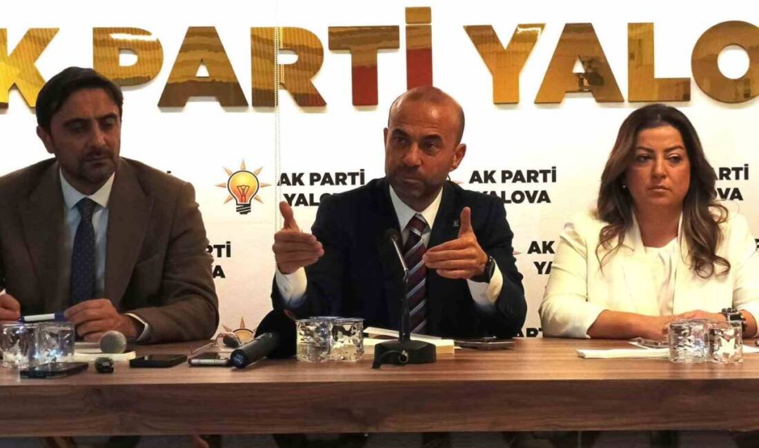 AK Parti Yalova İl Başkanı Umut Güçlü, Yalova'da su krizi
