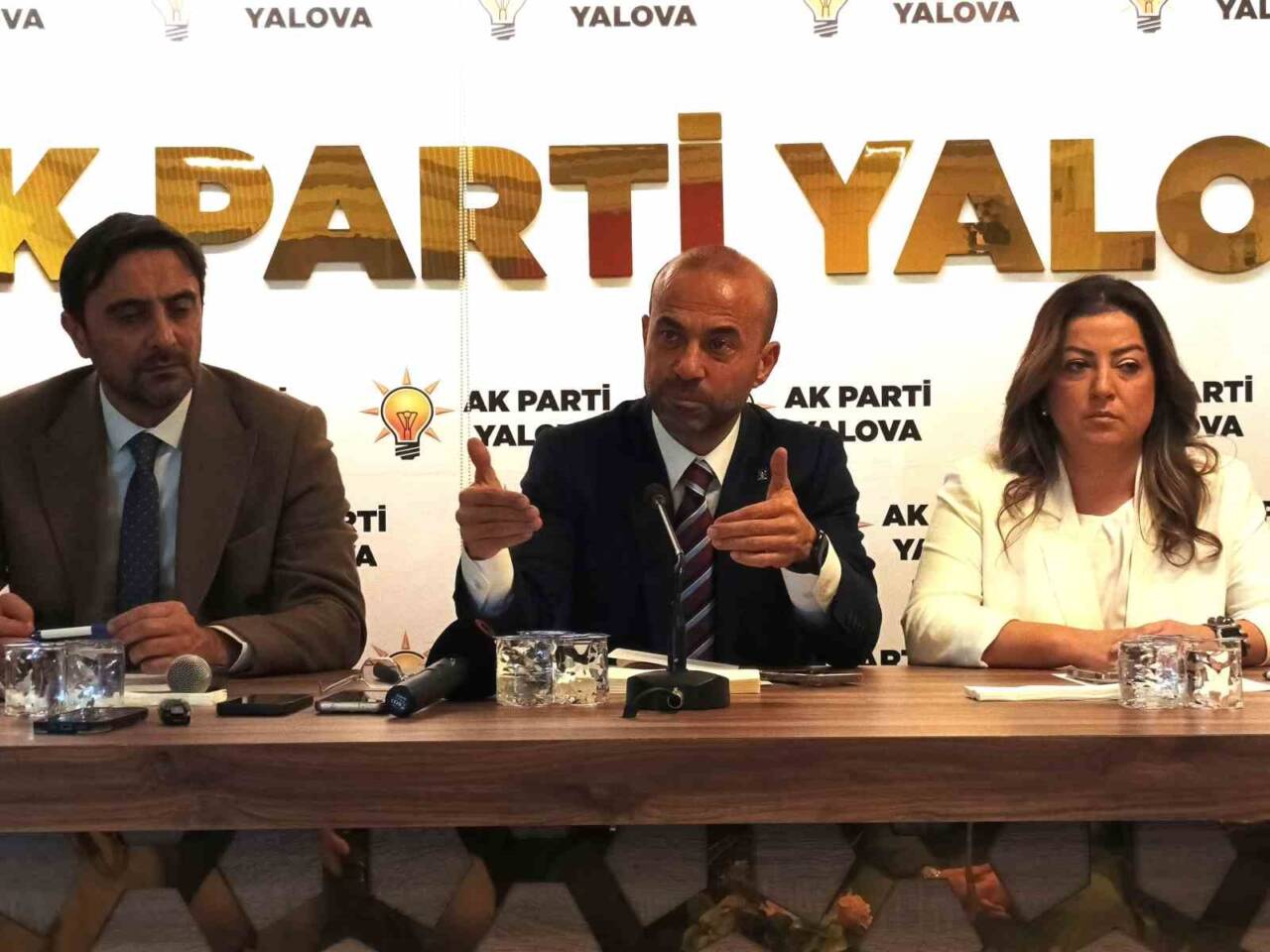 AK Parti Yalova İl Başkanı Umut Güçlü, Yalova'da su krizi