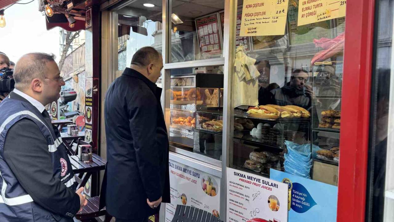 Ticaret Bakanlığı, yılbaşı öncesi İstanbul Caddesi'ndeki restoran ve kafelerde "Haksız