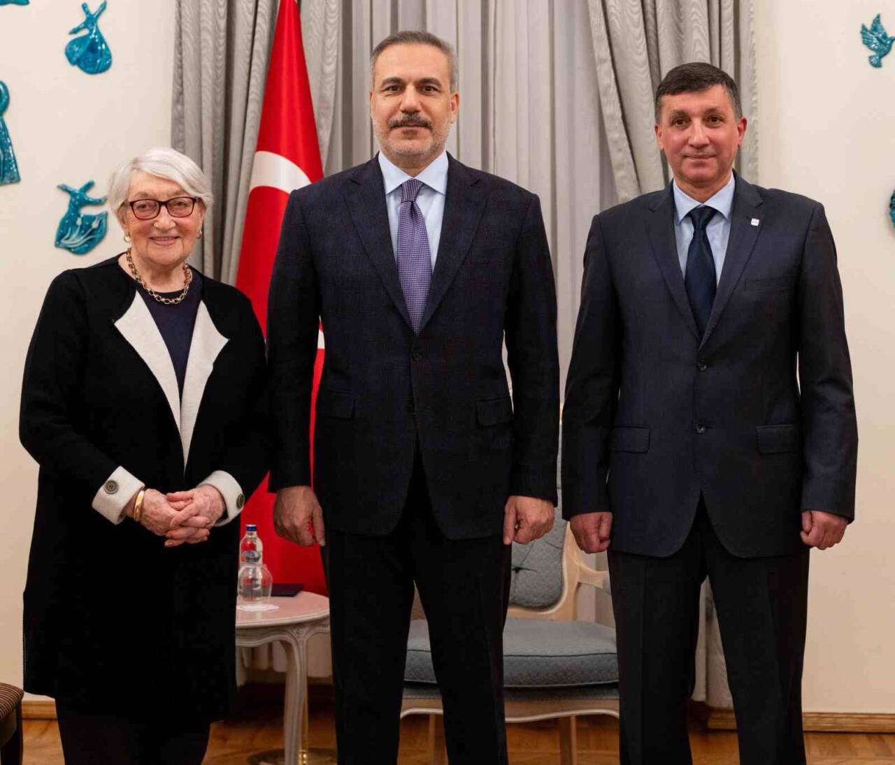 Dışişleri Bakanı Hakan Fidan, Litvanya'daki resmi ziyaretinde Cumhurbaşkanı Gitanas Nauseda