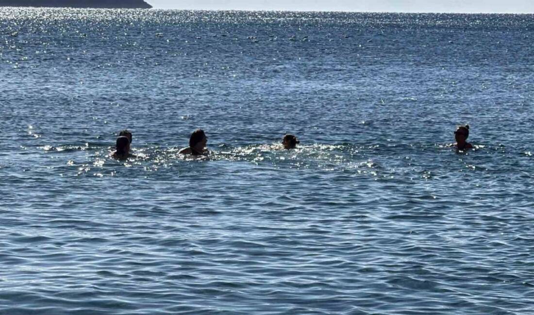 2026'nın ilk günü Bodrum'da, hava 7 derece olmasına rağmen, Bodrumspor