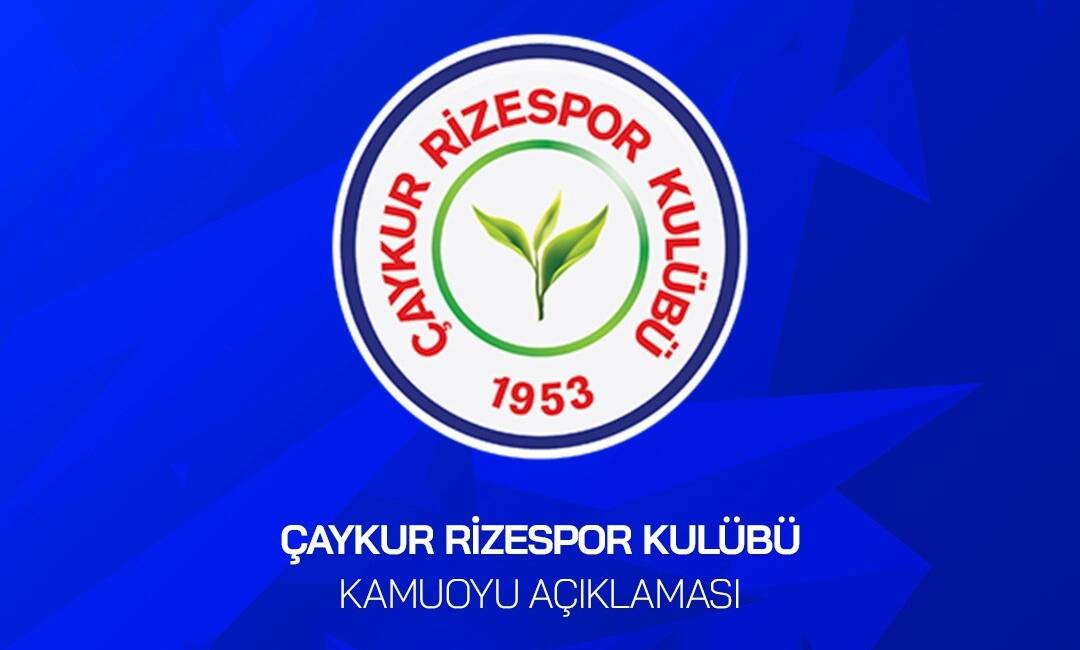 Çaykur Rizespor Başkan Yardımcısı Fatih Bakoğlu, takımın haklarının gasp edildiğini