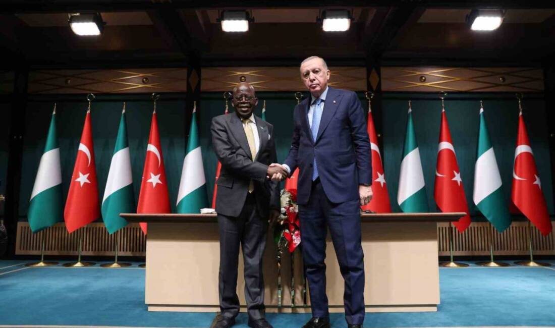 Cumhurbaşkanı Recep Tayyip Erdoğan, Nijerya Cumhurbaşkanı Bola Ahmed Tinubu ile