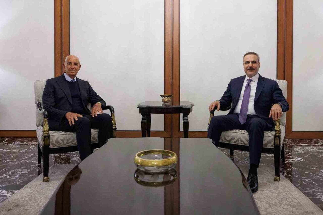 Dışişleri Bakanı Hakan Fidan, ABD’nin Ankara Büyükelçisi Tom Barrack ile