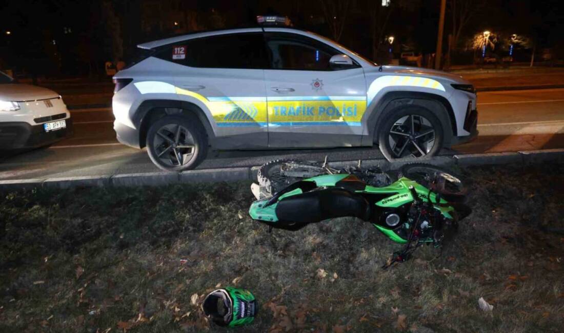 Nevşehir'de, plakasız motosiklet süren 15 yaşındaki İbrahim P., polisin dur