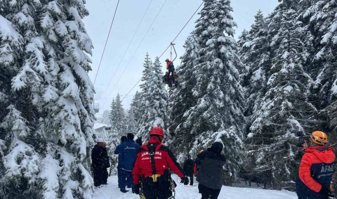 İçişleri Bakanı Ali Yerlikaya, Uludağ'da mahsur kalan 51 tatilcinin kurtarılmasında