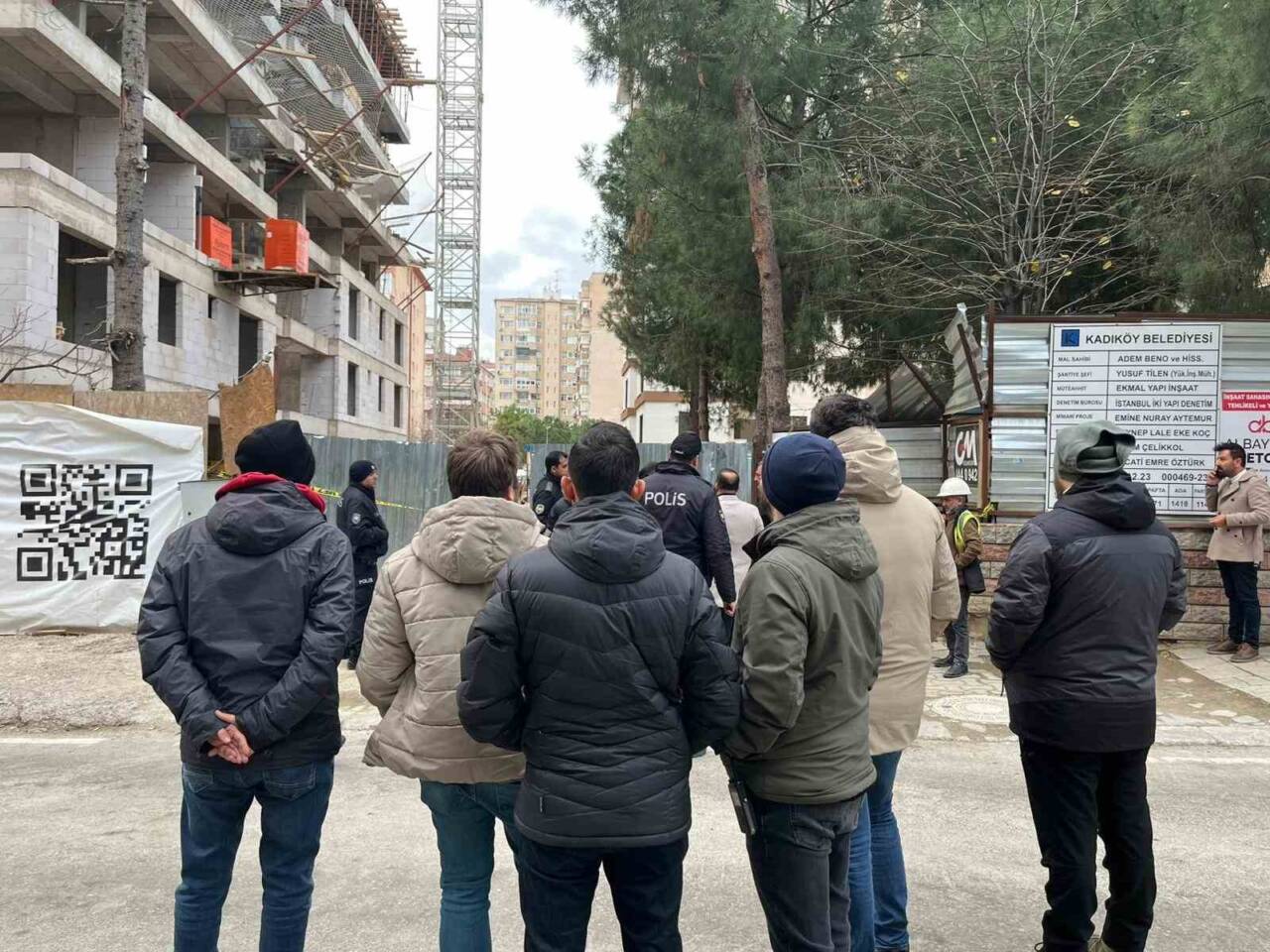 Kadıköy'deki Torin İnşaat şantiyesinde çalışan 30 işçi, 2 aydır maaş