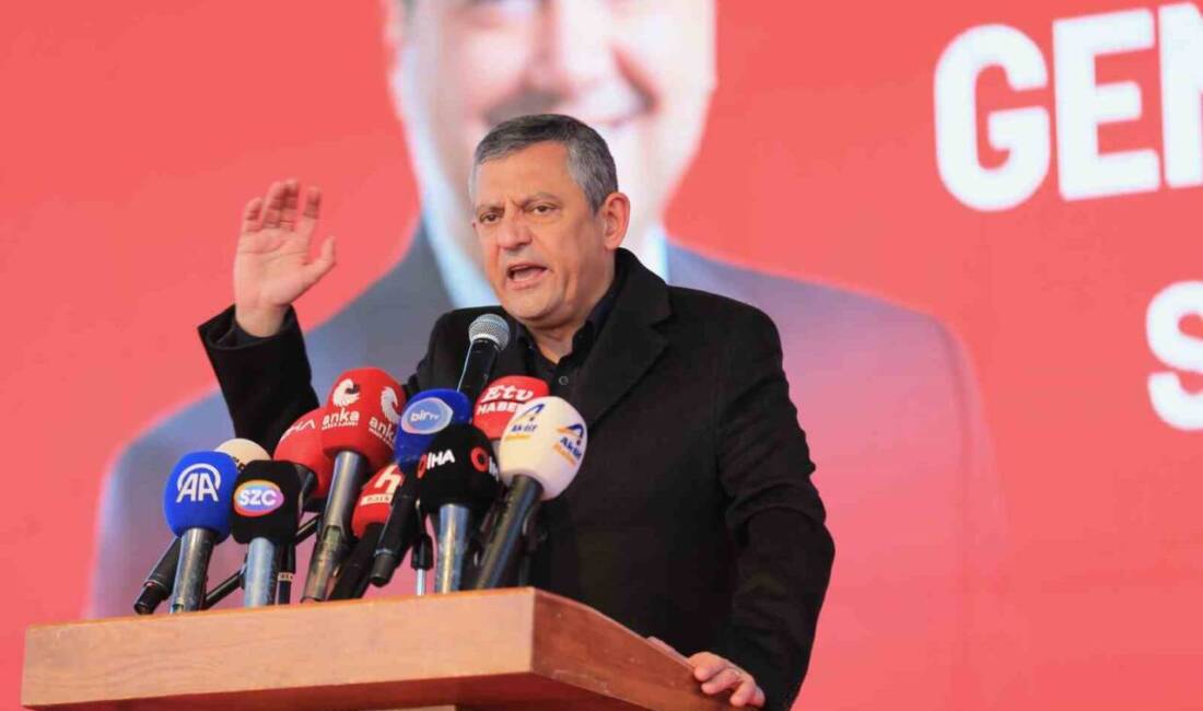 Cumhuriyet Halk Partisi (CHP) Genel Başkanı Özgür Özel, Manisa'nın Saruhanlı