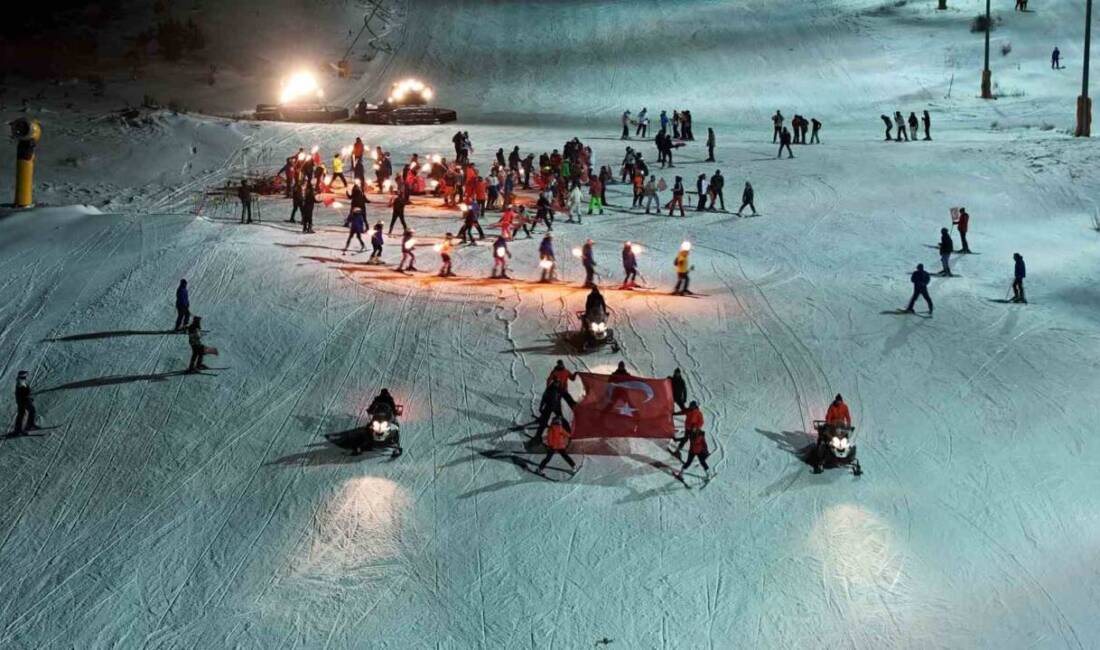 Sivas Yıldız Dağı Kış Sporları Turizm Merkezi'nde sezon açılışı, kar