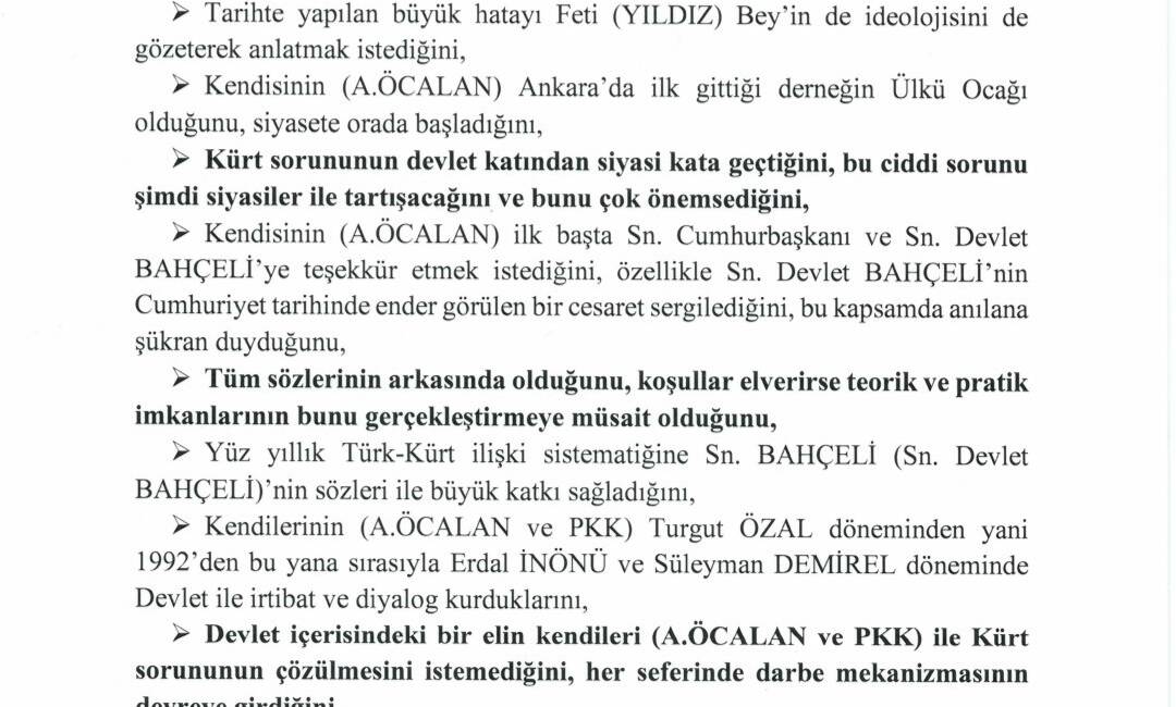 TBMM, 24 Kasım 2025'te İmralı'da PKK lideri Abdullah Öcalan ile