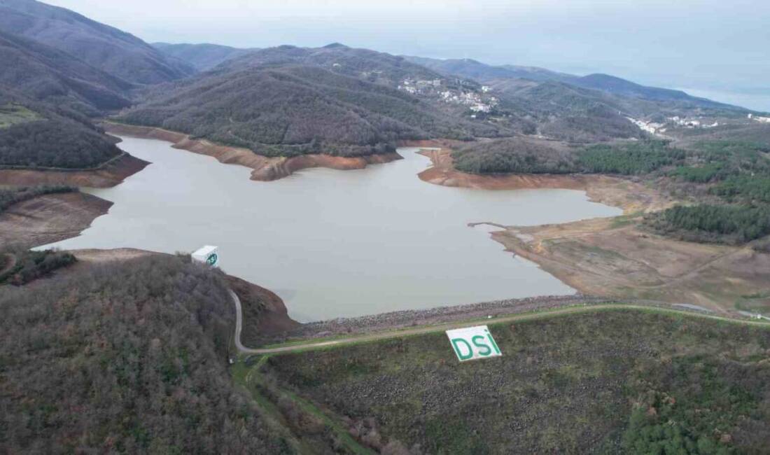 Yalova'nın Gökçe Barajı'ndaki su doluluk oranı, son yağışlarla birlikte yüzde