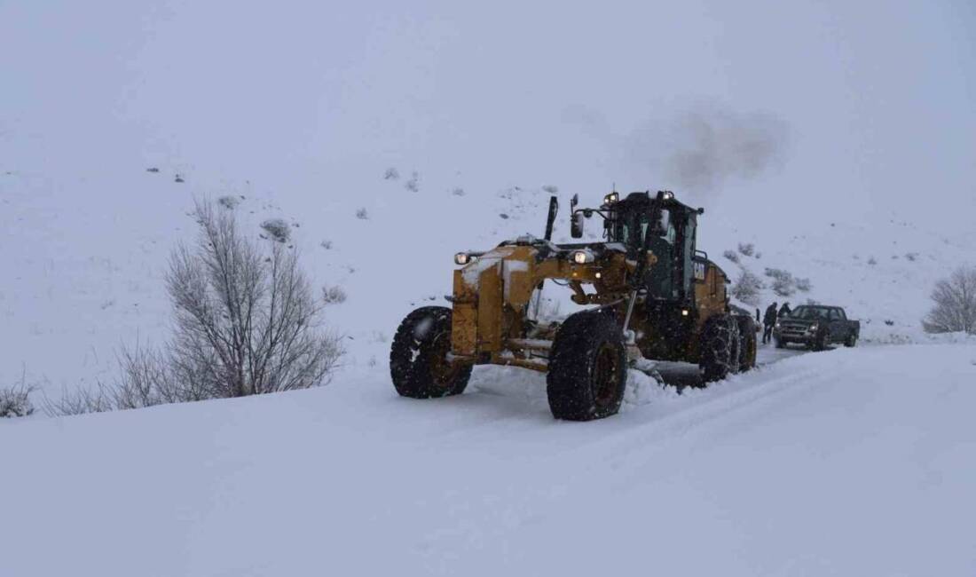 Ağrı'da etkili kar yağışı nedeniyle 377 köy yolu kapandı. İl