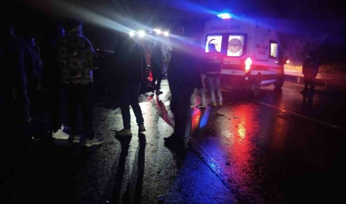 Beykoz Riva Caddesi'nde hafif ticari araç ile otomobilin çarpışması sonucu