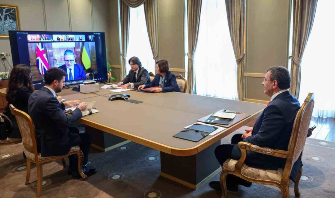 Cumhurbaşkanı Yardımcısı Cevdet Yılmaz, Ukrayna konulu 'Gönüllüler Koalisyonu' Zirvesi'nde yaptığı