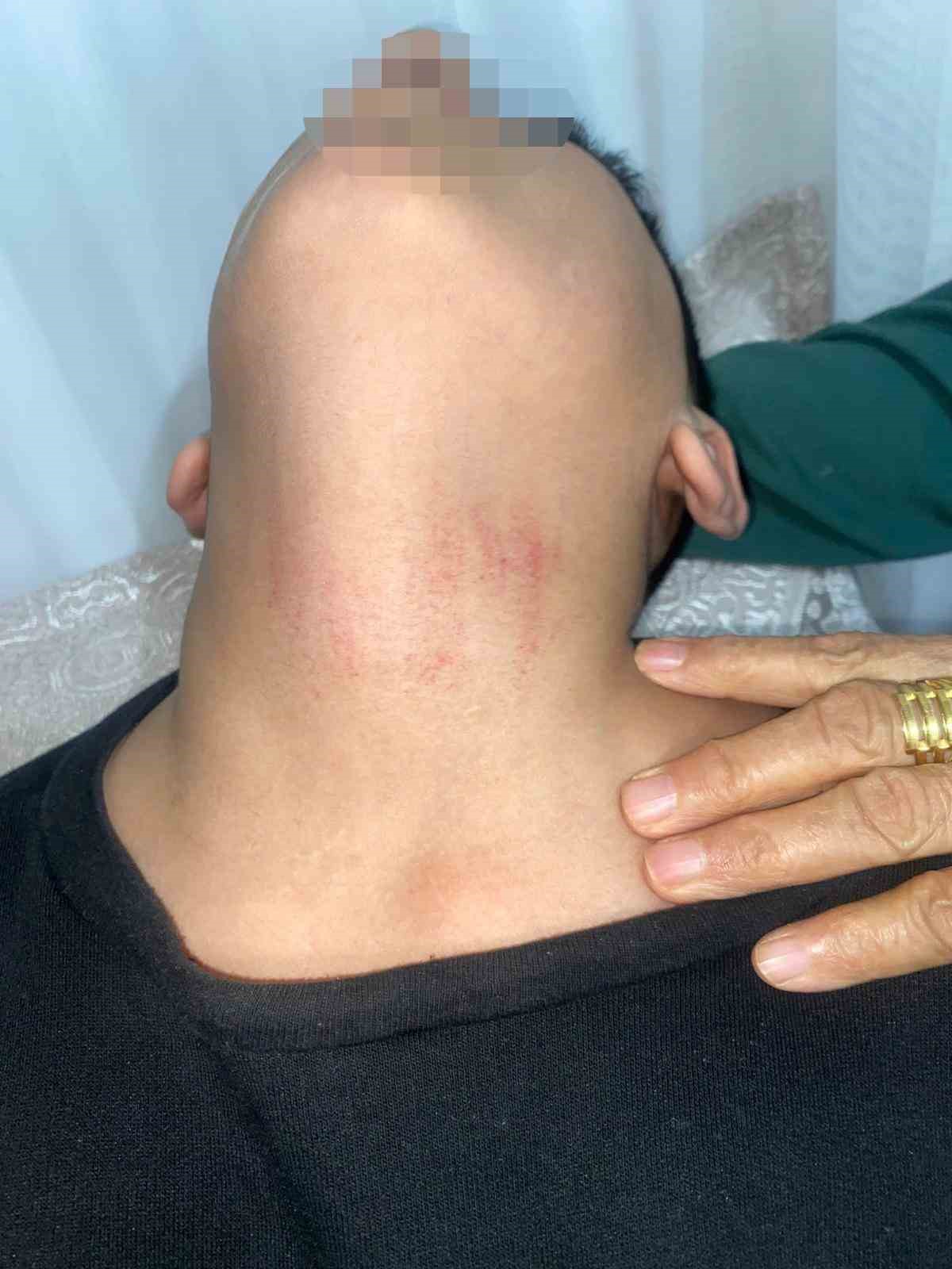 İstanbul Küçükçekmece’deki Kadriye Moroğlu Ortaokulu'nda M.E.D. (10), yere düşen Türk