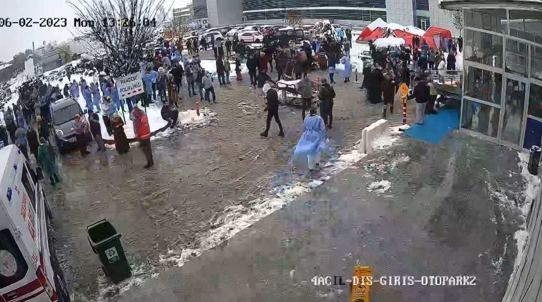 Malatya'da 6 Şubat 2023 tarihinde meydana gelen 7,6 büyüklüğündeki depremin