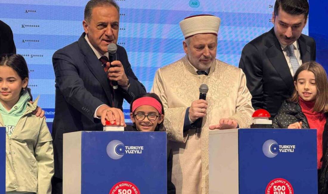 Yalova'da TOKİ tarafından hayata geçirilecek 1.805 sosyal konutun hak sahipleri