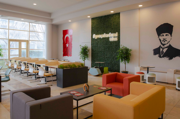 Ankara Büyükşehir Belediyesi Genç Akademileri, öğrencilere sesli-sessiz çalışma alanları, grup