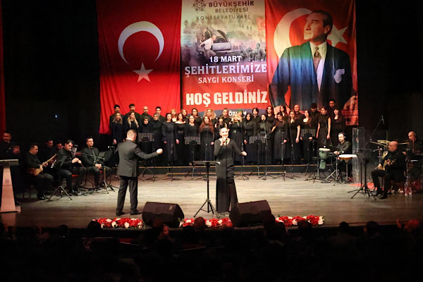 Aydın Büyükşehir Belediyesi Konservatuarı tarafından düzenlenen “18 Mart Şehitlerimize Saygı