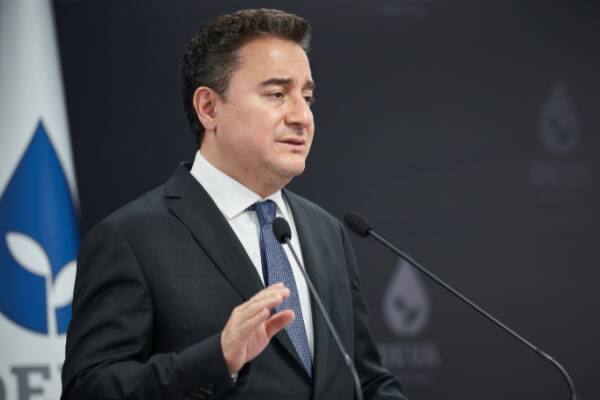 DEVA Partisi Genel Başkanı Ali Babacan, Filistin ve İran'daki gelişmelere