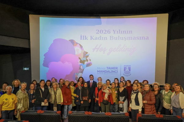 Bodrum'da gerçekleşen "2026 Yılının İlk Kadın Buluşması"nda Başkan Mandalinci ve