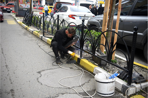 Giresun Belediyesi tarafından kent genelinde yapılan bakım ve onarım çalışmaları