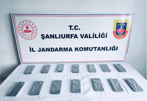 Şanlıurfa İl Jandarma Komutanlığı, gümrük işlemlerine tabi olmadan eşya sokma