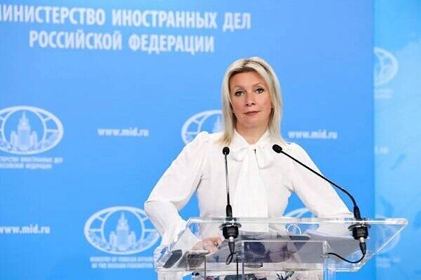 Rusya Dışişleri Sözcüsü Maria Zakharova, Ukrayna'ya silah tedariki iddialarını eleştirerek