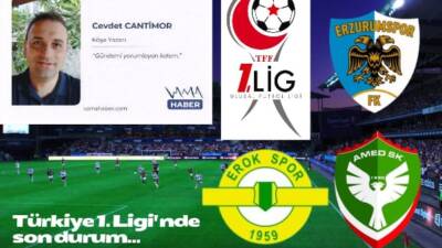 Cevdet CANTİMOR, TFF 1. Lig yükselme ve düşme potası değerlendirmesi.