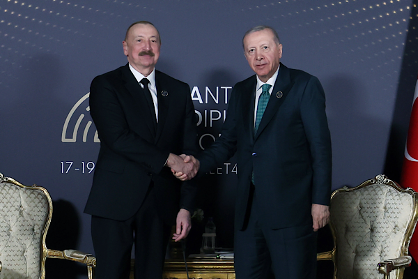 5. Antalya Diplomasi Forumu’nun açılışına katılan Azerbaycan Cumhurbaşkanı İlham Aliyev,