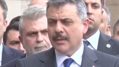 İçişleri Bakanı Mustafa Çiftçi, Kahramanmaraş'ta yaptığı basın açıklamasında  okulda