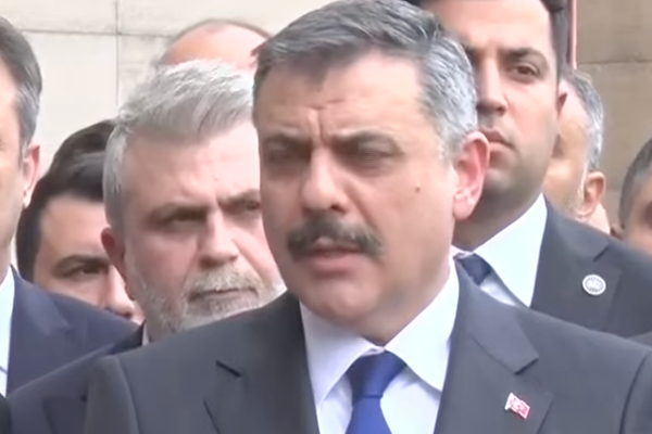 İçişleri Bakanı Mustafa Çiftçi, Kahramanmaraş'ta yaptığı basın açıklamasında  okulda