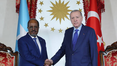 Cumhurbaşkanı Recep Tayyip Erdoğan, Somali Cumhurbaşkanı Hasan Şeyh Mahmud ile