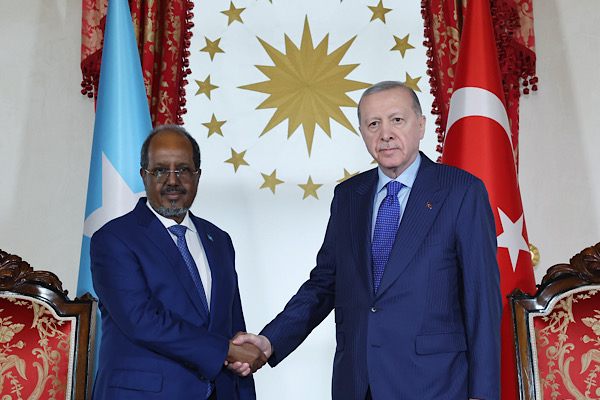 Cumhurbaşkanı Recep Tayyip Erdoğan, Somali Cumhurbaşkanı Hasan Şeyh Mahmud ile