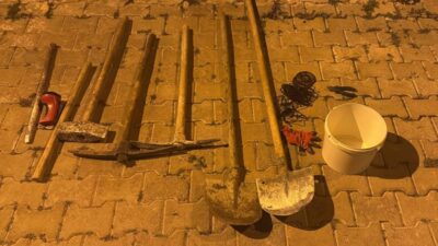 Şanlıurfa’da jandarma ekipleri, kültür varlıklarını korumaya yönelik çalışmada Harran’da izinsiz