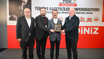 Kocaeli Valisi İlhami Aktaş, Türkiye Gazeteciler Konfederasyonu’nun (TGK) 30. Başkanlar